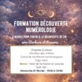FORMATION DÉCOUVERTE NUMÉROLOGIE